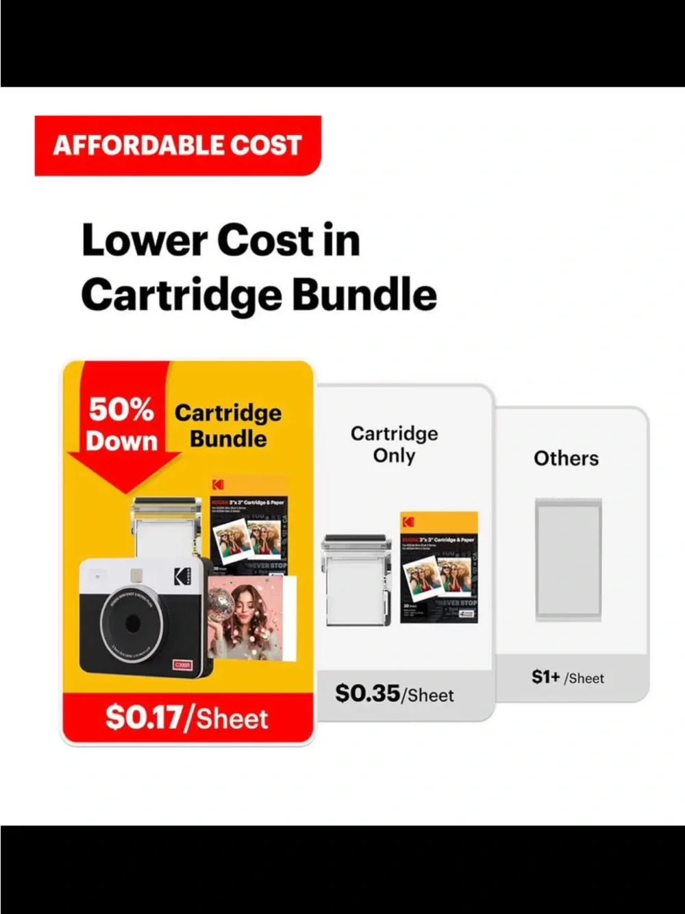 KODAK Mini Shot 3 Retro 4PASS 2-in-1 Instant Digital Camera and Photo Printer